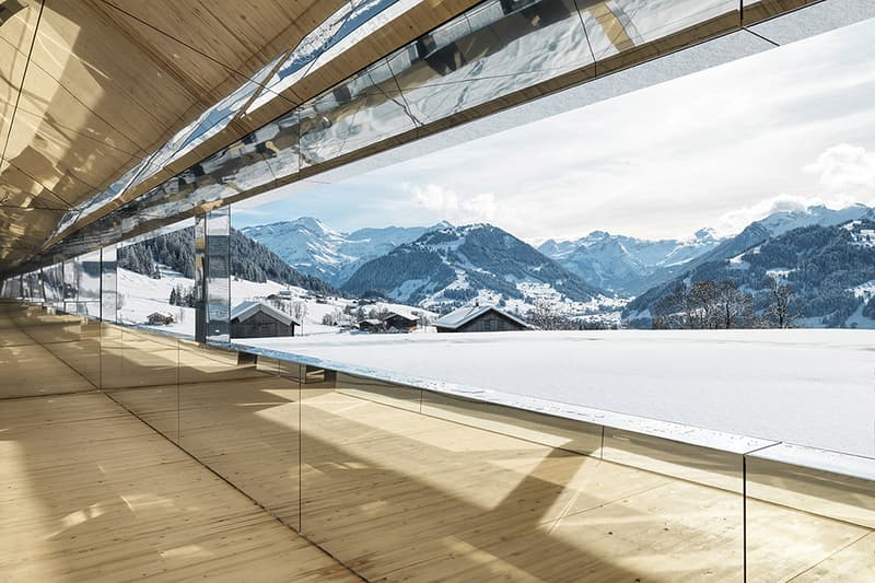 Doug Aitken Mirage GSTAAD architecture buildings mirror houses homes