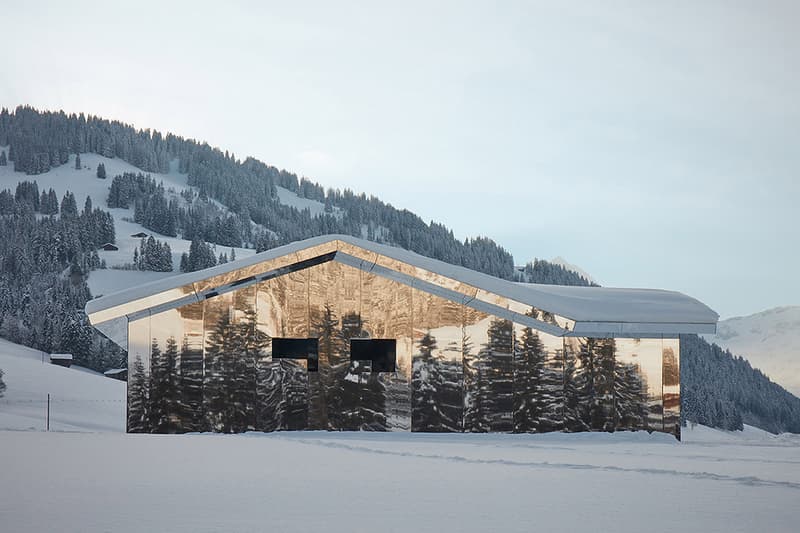 Doug Aitken Mirage GSTAAD architecture buildings mirror houses homes