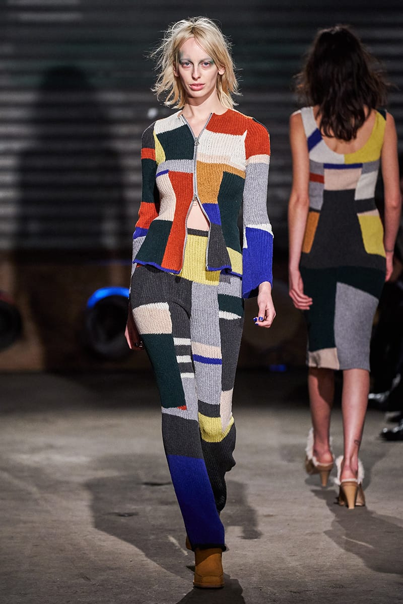 eckhaus latta brickwork cardigan