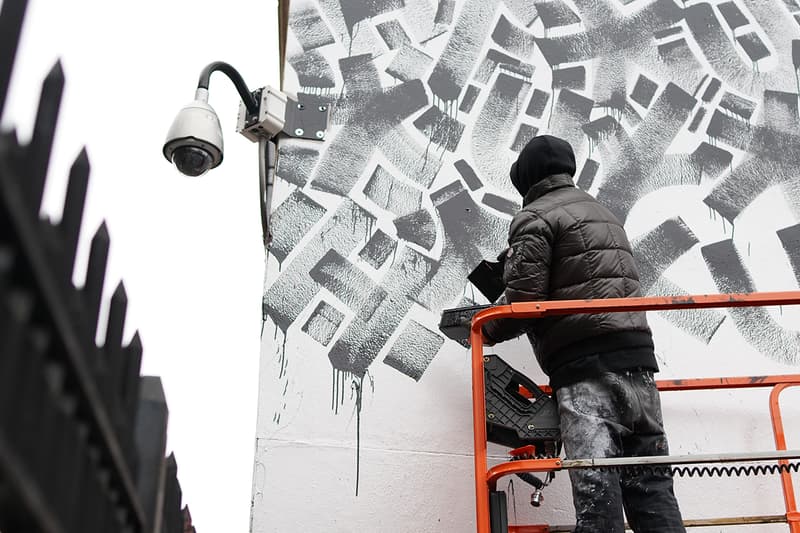 HUF Taps Artist Eric Haze For NYC Mural collaboration spring/summer 2019 art artworks painting street art graffiti Stoked non-profit