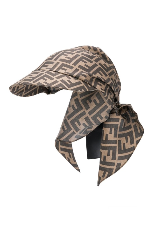 Fendi Zucca Bandana Hat Release Info Babushka Black Brown Monogram F