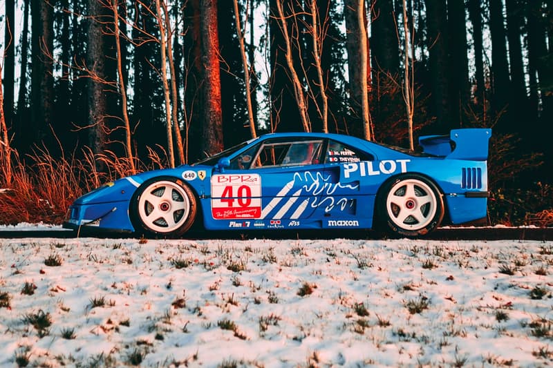 Ferrari 1987 F40 LM French Racing Blue RM Sothebys Auction