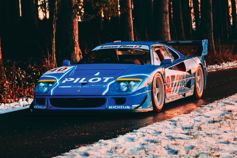 Ferrari 1987 F40 LM French Racing Blue RM Sothebys Auction