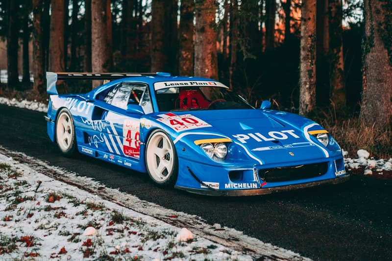 Ferrari 1987 F40 LM French Racing Blue RM Sothebys Auction