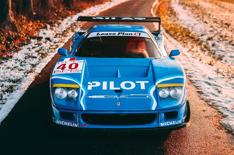 Ferrari 1987 F40 LM French Racing Blue RM Sothebys Auction