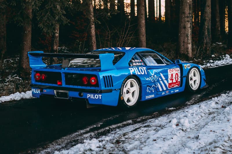 Ferrari 1987 F40 LM French Racing Blue RM Sothebys Auction