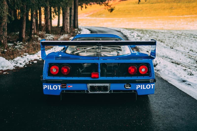 Ferrari 1987 F40 LM French Racing Blue RM Sothebys Auction