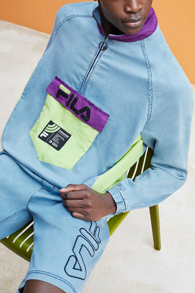 FILA Spring Summer 2019 SS19 Heritage Lookbook First Look Logo Tracksuit Print
