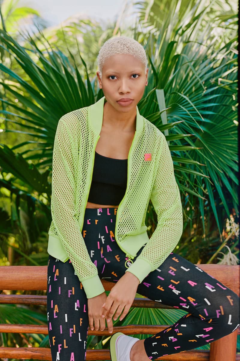 FILA Spring Summer 2019 SS19 Heritage Lookbook First Look Logo Tracksuit Print