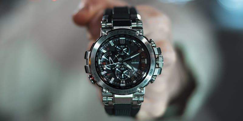 Casio G-Shock MT-G GPS Hybrid Radio Wave Solar Men's Watch MTG-G1000GB –  Spot On Times