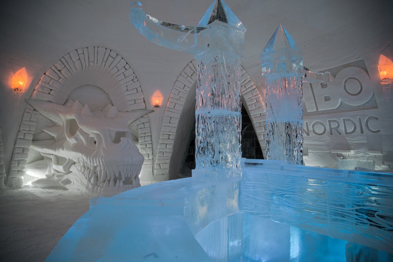 game of thrones lapland hotels snowvillage ice hotel finland