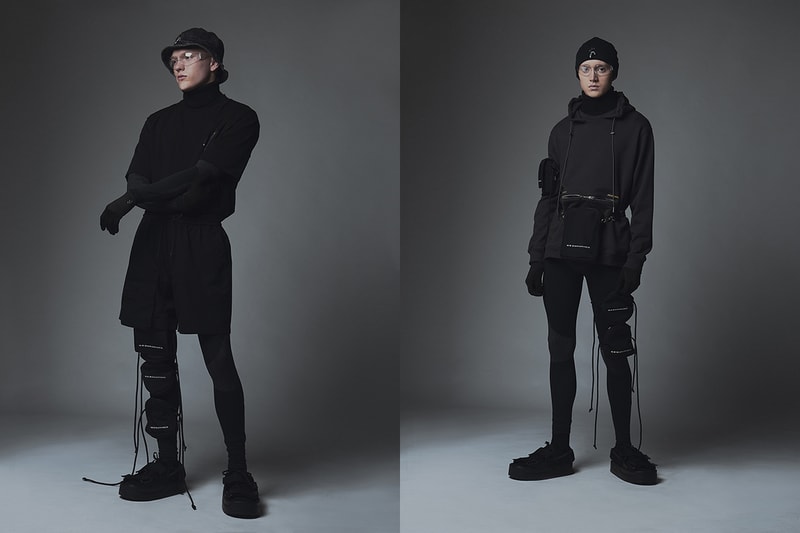 GEOgraphics x PBM Collaboration Release Info 80s retro computer graphics britain mod subculture nylon fishtail parka, boxy heavy cotton t-shirts, multi-pocket sweatpants, cross-functional bags 