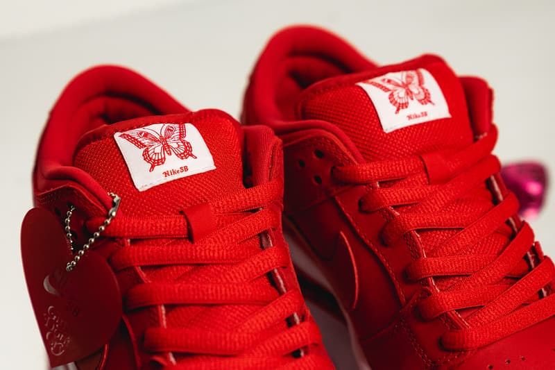 girls dont cry nike sb dunk low 2019 february footwear red white