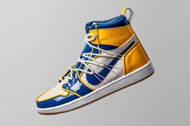 Golden State Warriors Nike Collaboration Teaser Air Jordan 1 Force Dunk Blue Gold Stephen Curry