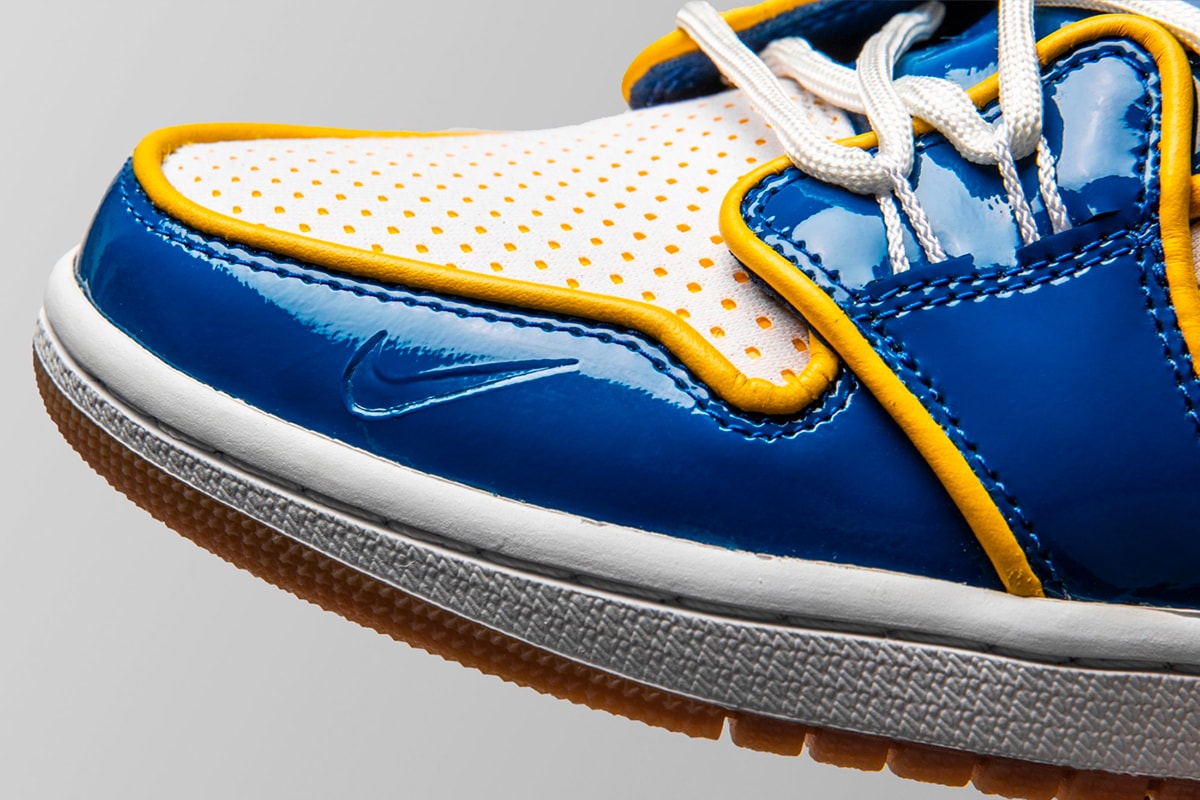 Golden State Warriors Nike Collaboration Teaser Air Jordan 1 Force Dunk Blue Gold Stephen Curry