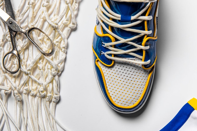 Golden State Warriors Nike Collaboration Teaser Air Jordan 1 Force Dunk Blue Gold Stephen Curry