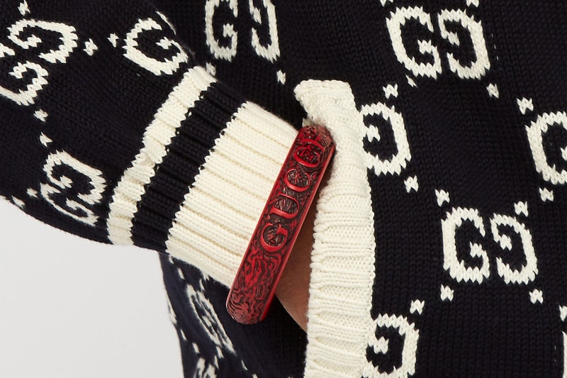 Gucci Dragon Engraved Bangle Release accessories color bracelet italian luxury 
