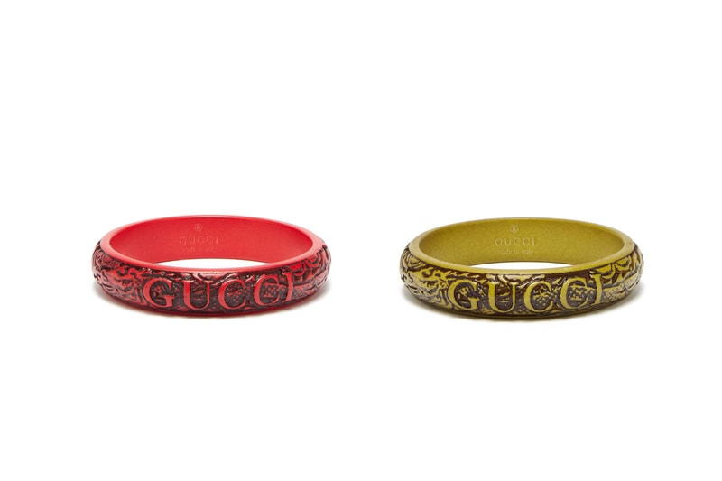 Gucci Dragon Engraved Bangle Release accessories color bracelet italian luxury 