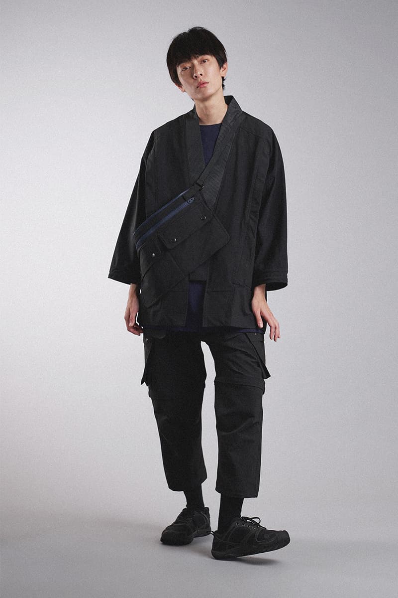 Guerrilla Group SS19 "ROAD FIGHTER" Lookbook collection techwear ECCO transluscent apparition leather X-pac aprons outerwear jackets parkas ROAD FIGHTER