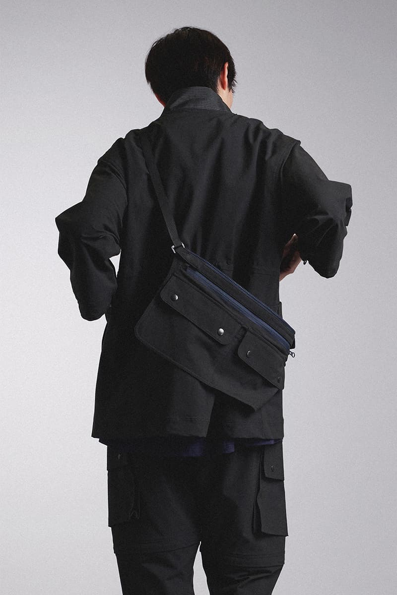 Guerrilla Group SS19 "ROAD FIGHTER" Lookbook collection techwear ECCO transluscent apparition leather X-pac aprons outerwear jackets parkas ROAD FIGHTER