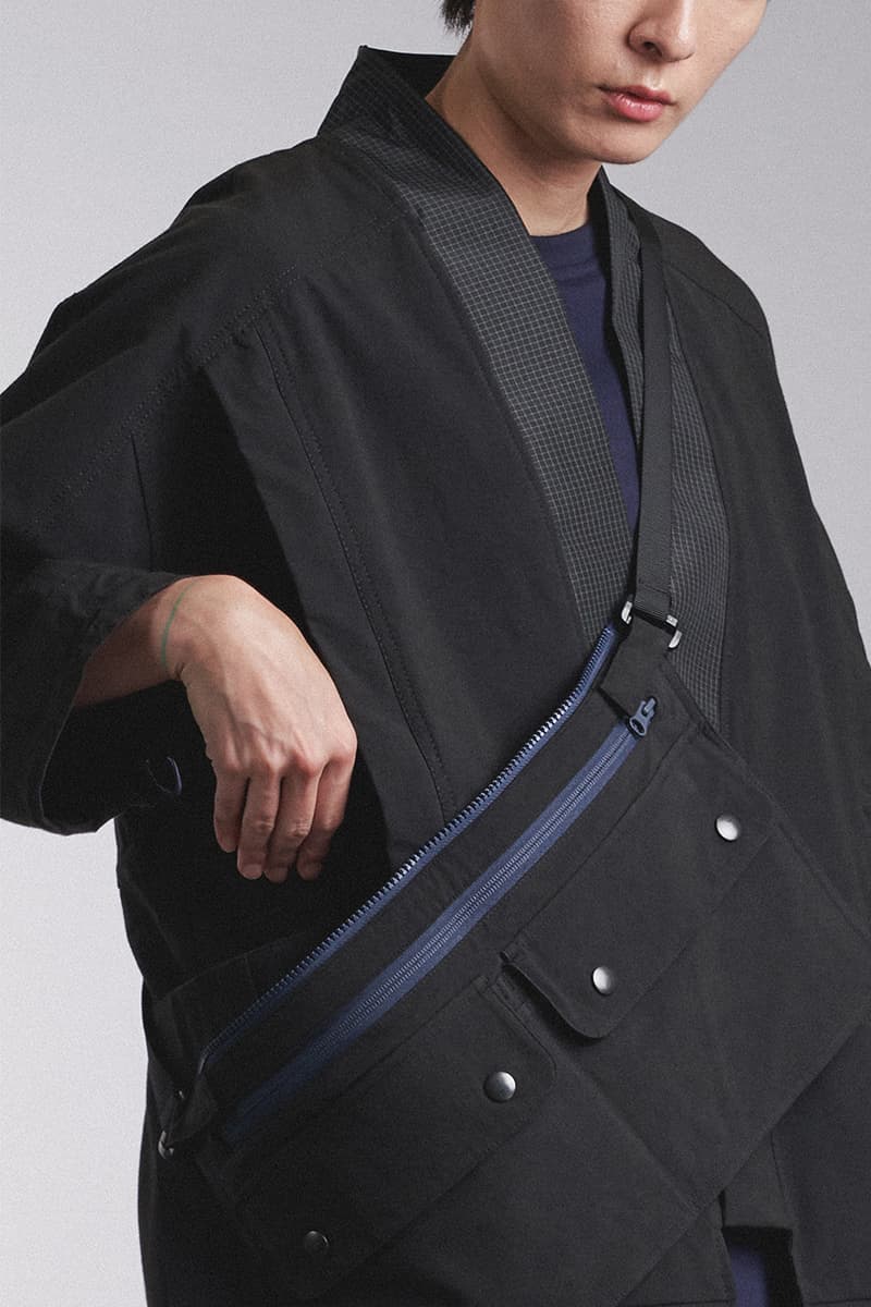 Guerrilla Group SS19 "ROAD FIGHTER" Lookbook collection techwear ECCO transluscent apparition leather X-pac aprons outerwear jackets parkas ROAD FIGHTER