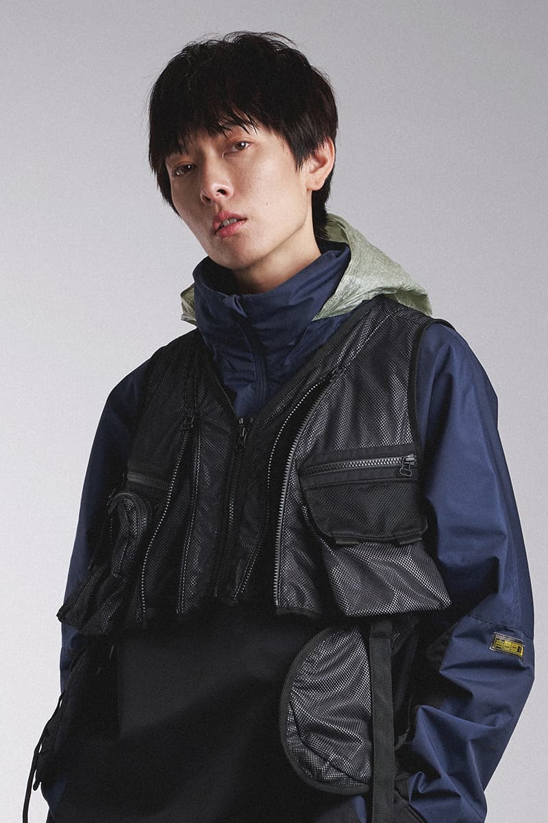 Guerrilla Group SS19 "ROAD FIGHTER" Lookbook collection techwear ECCO transluscent apparition leather X-pac aprons outerwear jackets parkas ROAD FIGHTER 