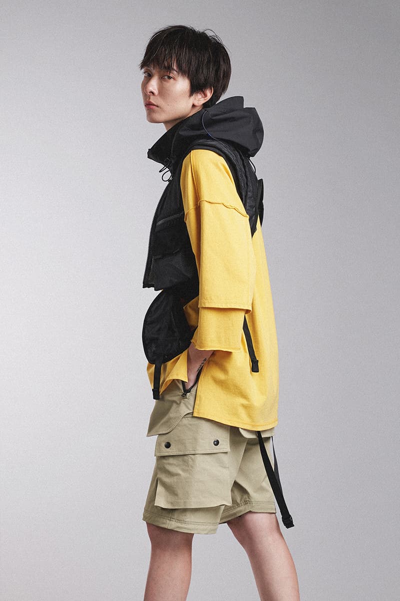 Guerrilla Group SS19 "ROAD FIGHTER" Lookbook collection techwear ECCO transluscent apparition leather X-pac aprons outerwear jackets parkas ROAD FIGHTER