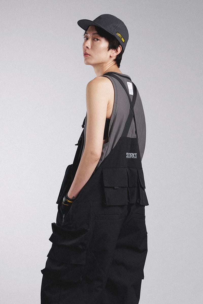 Guerrilla Group SS19 "ROAD FIGHTER" Lookbook collection techwear ECCO transluscent apparition leather X-pac aprons outerwear jackets parkas ROAD FIGHTER