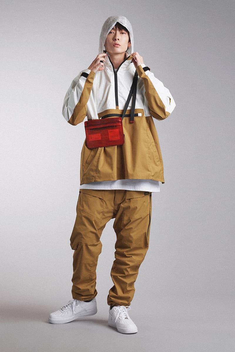 Guerrilla Group SS19 "ROAD FIGHTER" Lookbook collection techwear ECCO transluscent apparition leather X-pac aprons outerwear jackets parkas ROAD FIGHTER
