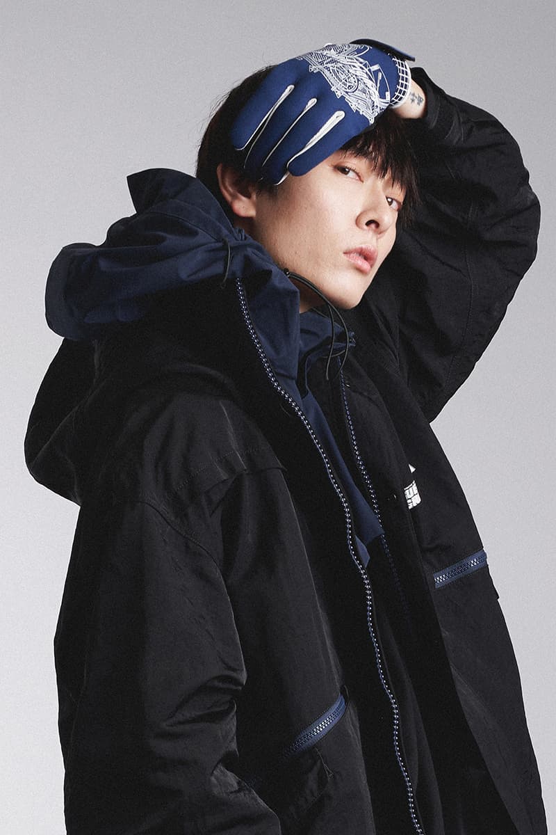 Guerrilla Group SS19 "ROAD FIGHTER" Lookbook collection techwear ECCO transluscent apparition leather X-pac aprons outerwear jackets parkas ROAD FIGHTER 