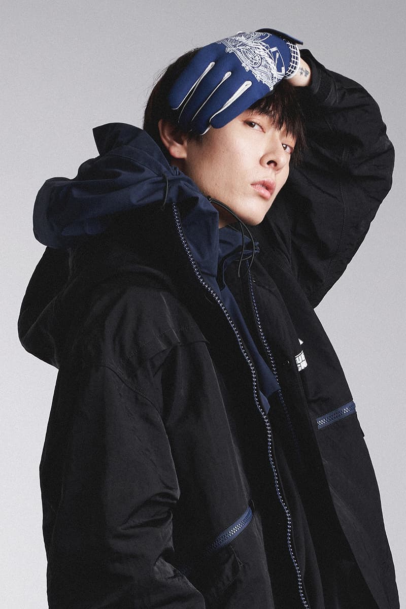 Guerrilla Group SS19 "ROAD FIGHTER" Lookbook collection techwear ECCO transluscent apparition leather X-pac aprons outerwear jackets parkas ROAD FIGHTER