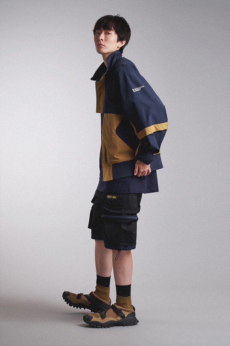 Guerrilla Group SS19 "ROAD FIGHTER" Lookbook collection techwear ECCO transluscent apparition leather X-pac aprons outerwear jackets parkas ROAD FIGHTER 