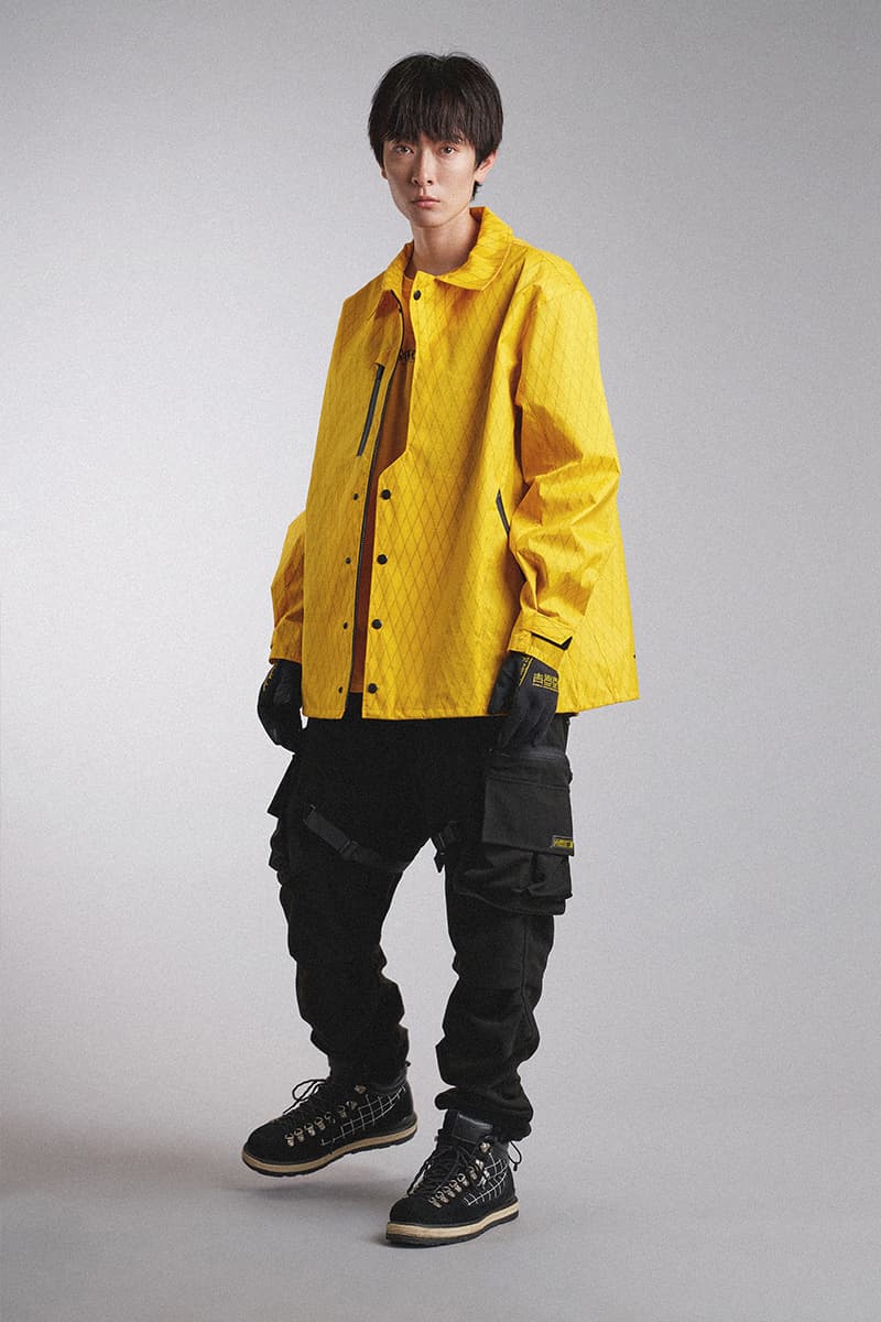 Guerrilla Group SS19 "ROAD FIGHTER" Lookbook collection techwear ECCO transluscent apparition leather X-pac aprons outerwear jackets parkas ROAD FIGHTER 