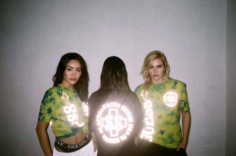 ntwrk guess jeans places faces 88rising capsule collection t shirt line february 2019 spring summer short sleeve long buy cost price tie dye yellow black