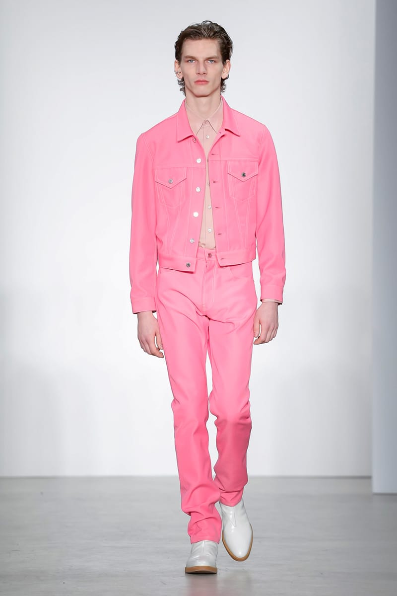 helmut lang pink jeans