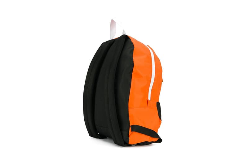 Heron Preston Orange Pocketed Backpack Release Info Date Bag black white