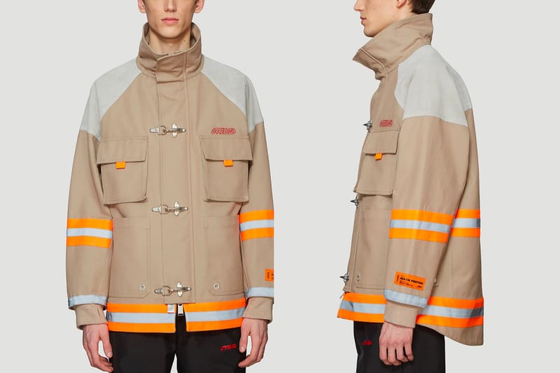 Heron Preston Gives His Take on the Classic Fireman's Jacket
