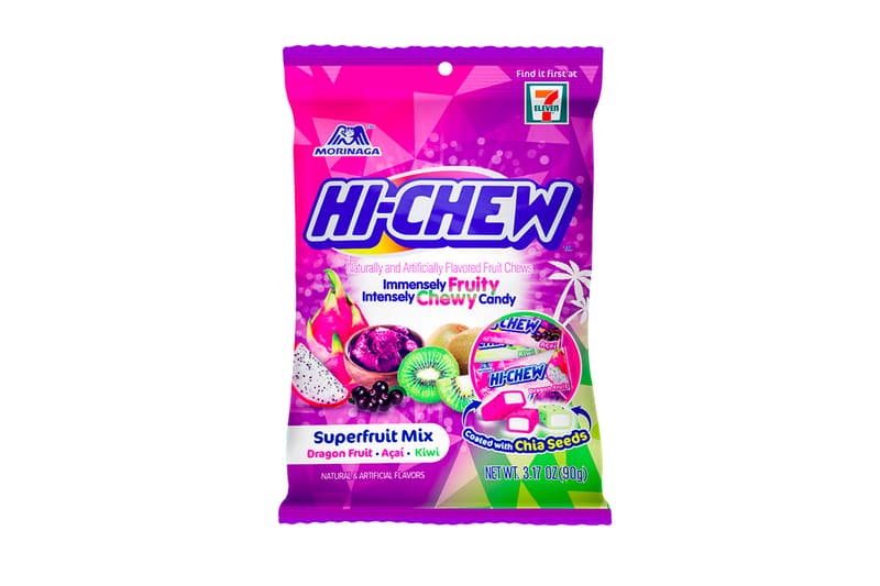 HI-CHEW Superfruit Mix Release Info 7 11 Eleven buy Dragonfruit Açaí Kiwi Morinaga