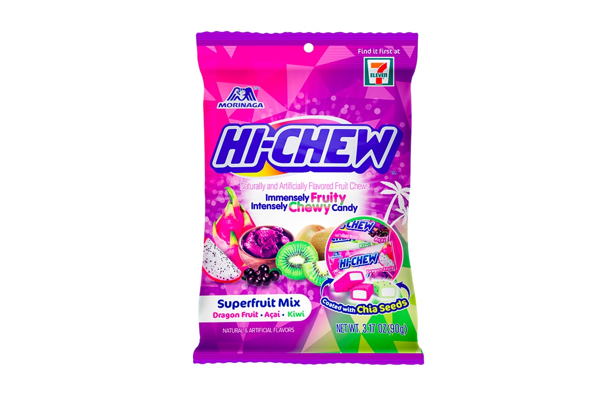 HI-CHEW Superfruit Mix Release Info 7 11 Eleven buy Dragonfruit Açaí Kiwi Morinaga