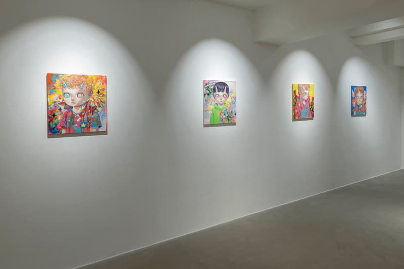 hikari shimoda over the influence los angeles exhibition paintings artworks