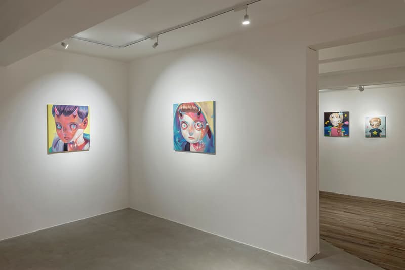 hikari shimoda over the influence los angeles exhibition paintings artworks