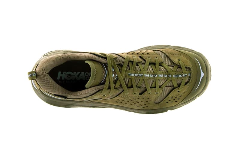 Hoka One One Tor Ultra Low Olive Denim Colorway Release Info Date Blue Black