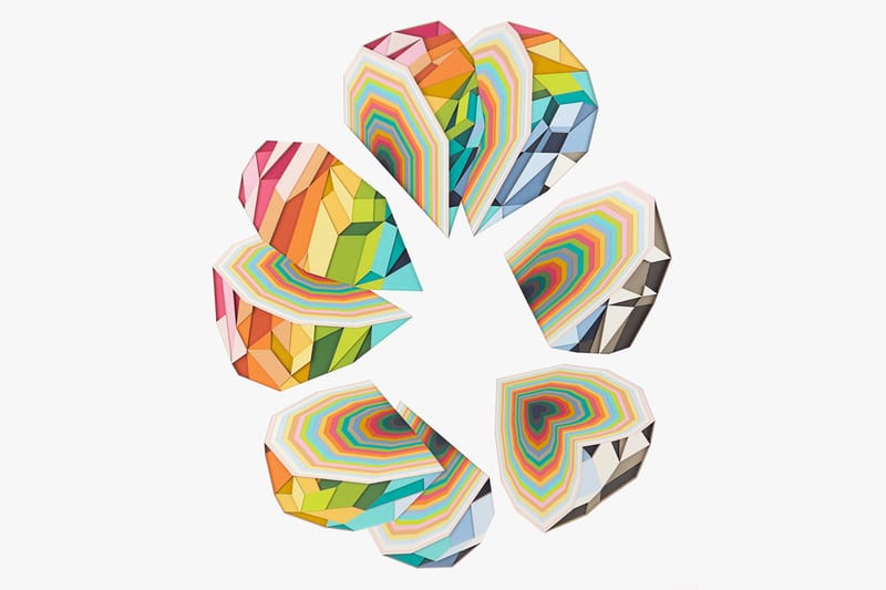 Artist Huntz Liu Layers & Slices Paper to Create Vivid Creations