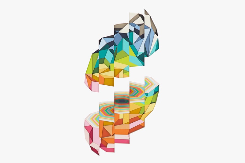 huntz liu paper cuts giant robot exhibition artworks 