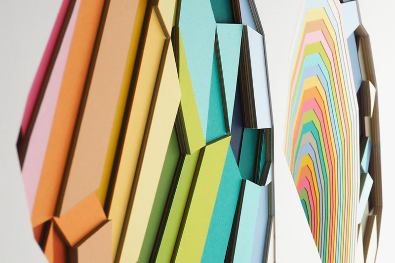huntz liu paper cuts giant robot exhibition artworks 