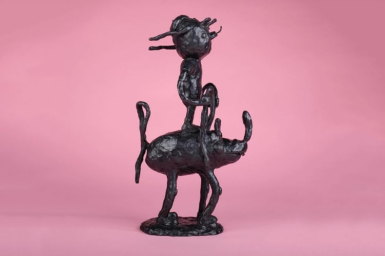 Joakim Ojanen & Case Studyo Launch 'Boy with BFF Riding in the Wind' Sculpture