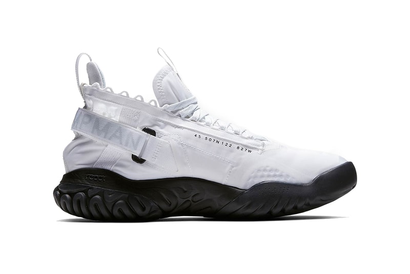 jordan brand proto react 2019 footwear white black metallic silver white sail