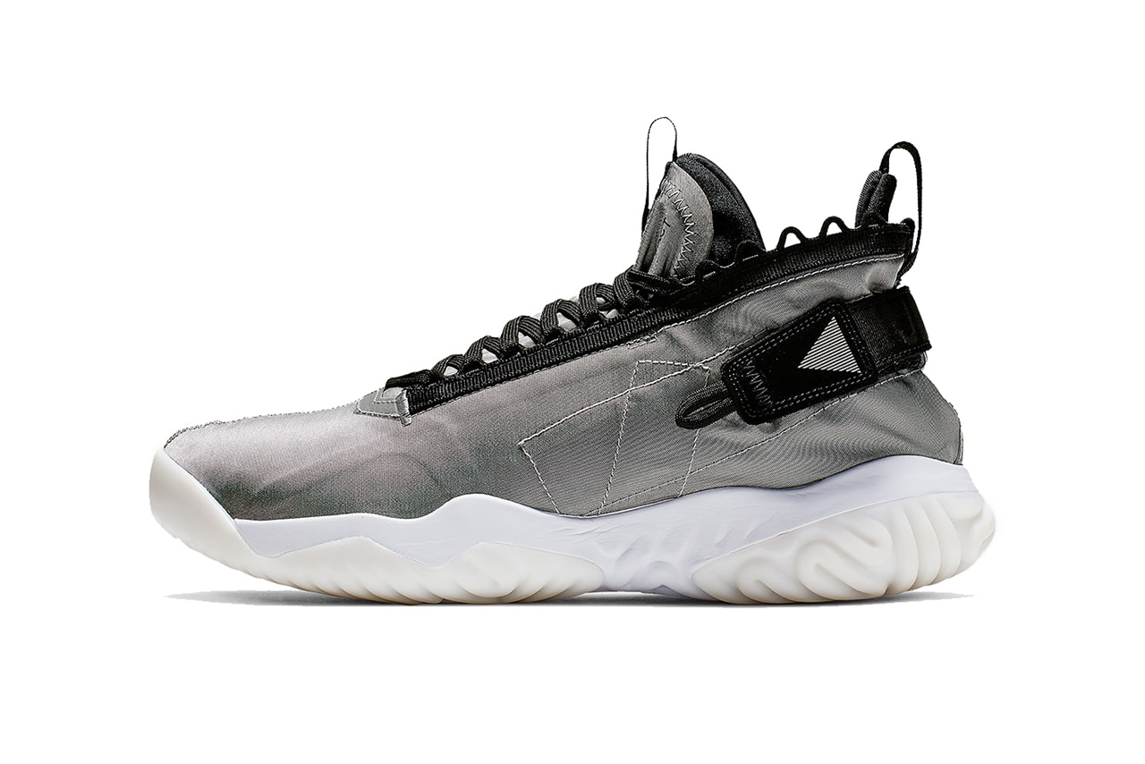 jordan brand proto react 2019 footwear white black metallic silver white sail
