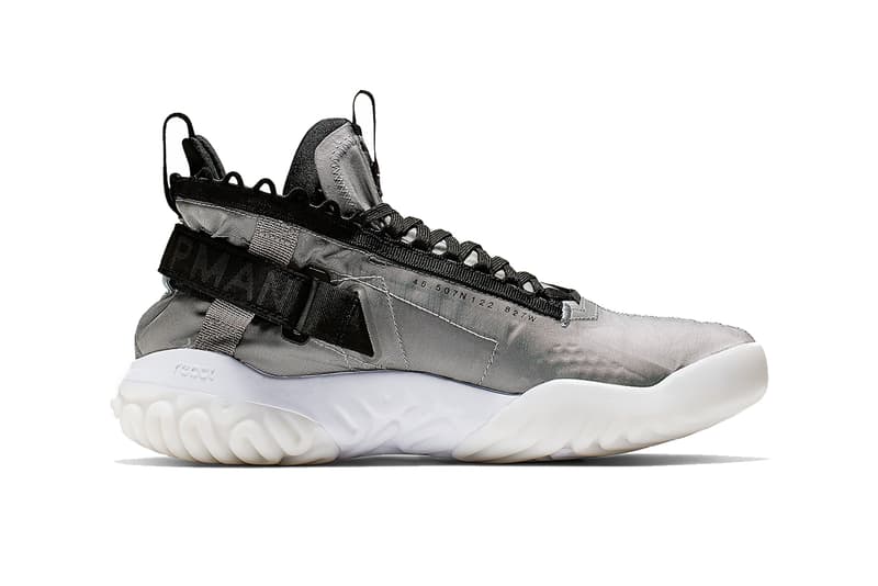 jordan brand proto react 2019 footwear white black metallic silver white sail