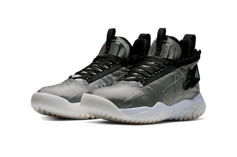 jordan brand proto react 2019 footwear white black metallic silver white sail